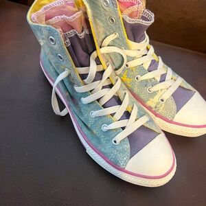 Colorful High-Top Sneakers